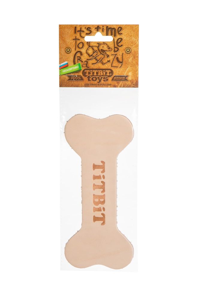 Игрушка Косточка 18 см из кожи    TitBit