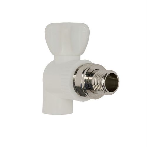 ПП Кран шаровый для радиаторов 20х1/2" угловой TEBO