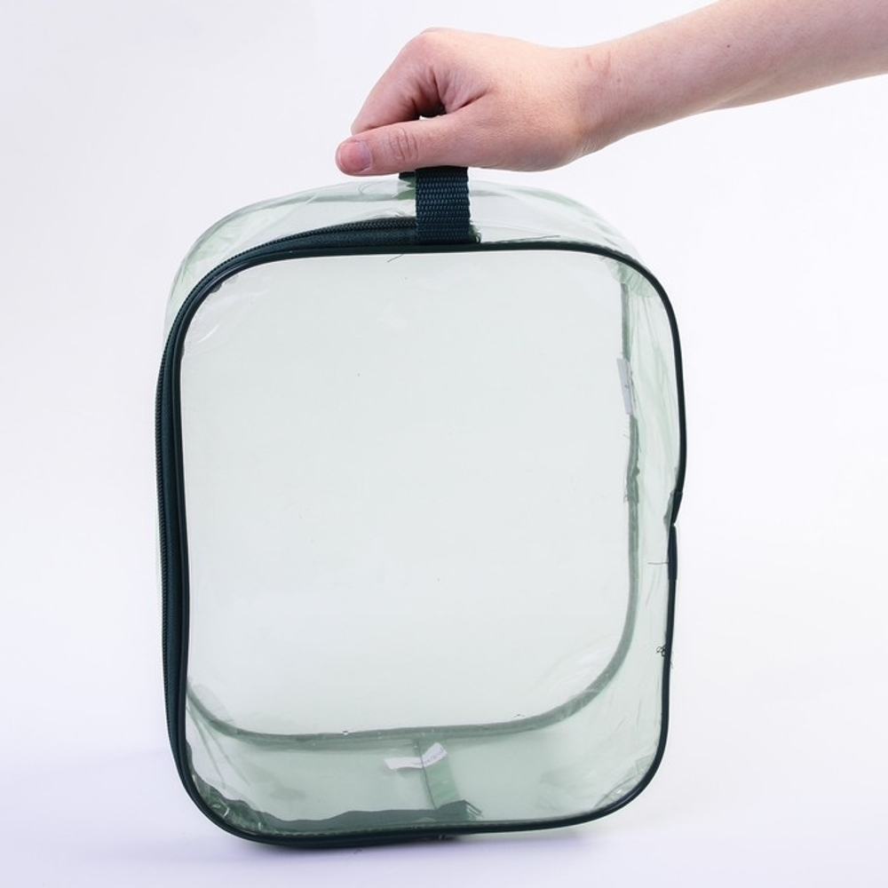 4927645 Сумка в роддом 20х25х10, цветной ПВХ, цвет зеленый МИКС