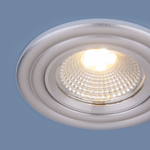 Встраиваемый точечный LED светильник серебро 9902 LED 3W COB SL серебро