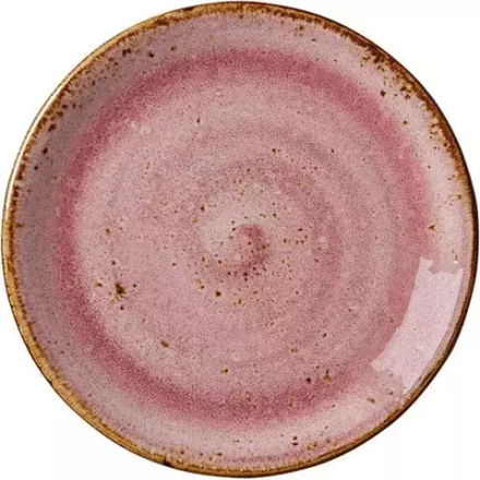 Тарелка «Крафт Распберри» пирожковая фарфор D=15,H=2см розов