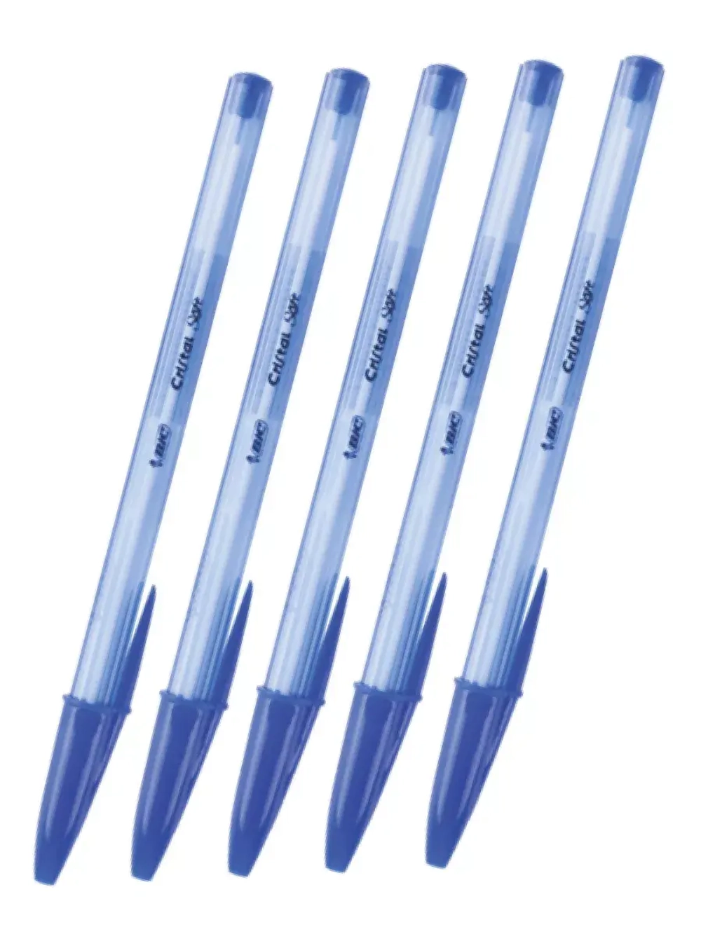 Ручка шариковая CRISTAL SOFT, 1.2 мм, синяя, 5 шт