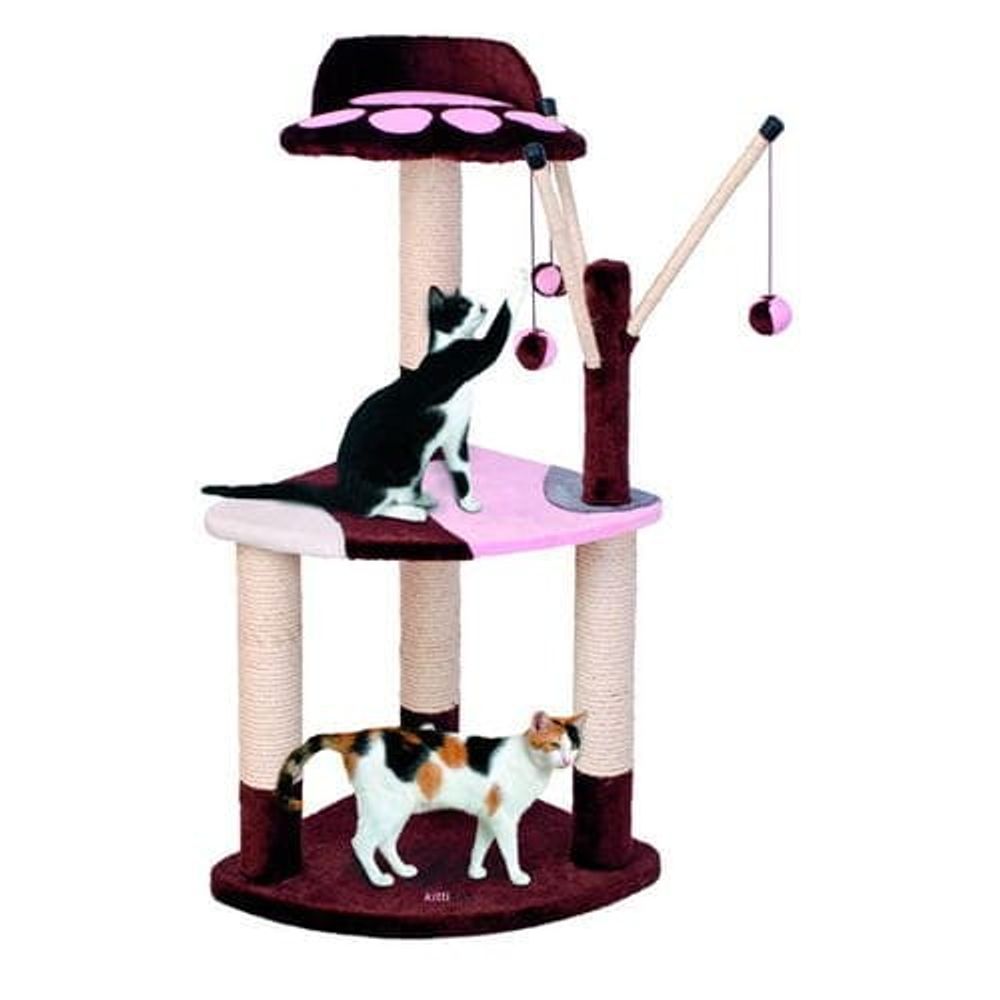Когтеточка KITTIDAS3, роз-кор 65Х40Х96см