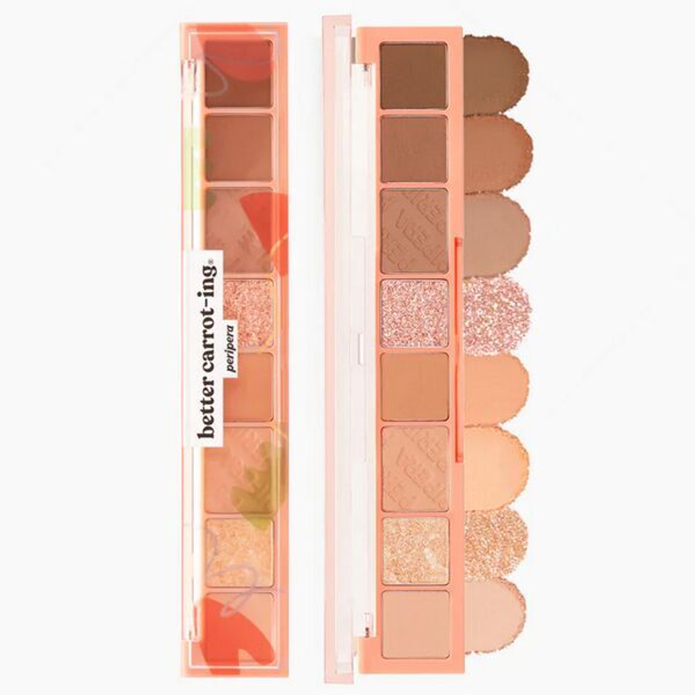 Яркая палетка теней для век Peripera All Take Mood Palette #08 Better Carrot-Ing, 7.88г