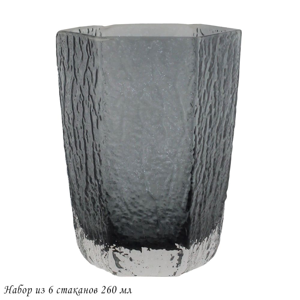 Lenardi 583-020 Набор из 6 стаканов 260 мл в под.уп.(х4)Стекло