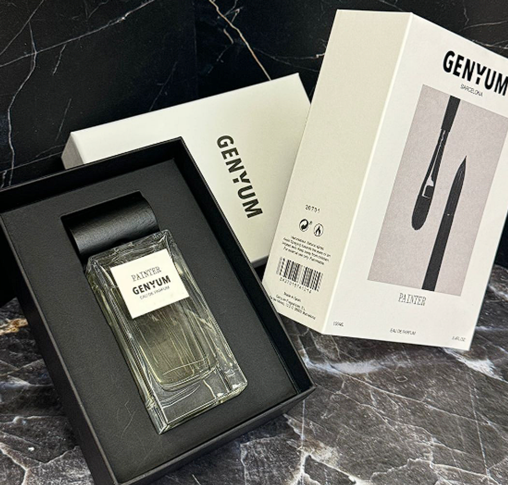 GENYUM Painter 100 ml (Коробка парфюма без слюды, парфюм новый, распаковка для фото)