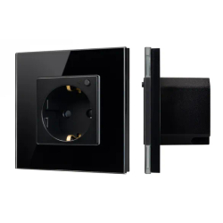 Розетка электрическая с Zigbee управлением SCT-OMALI-EUZB1-PL-BK (240V, 16A, Zigbee) (Arlight, -) 050216