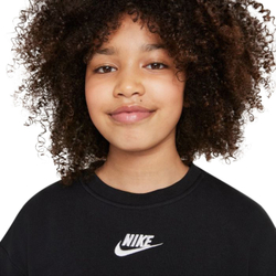 Детская теннисная куртка Nike Sportswear Club Fleece - black/white