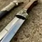 Кинжал кавказский из стали 65х13 (62см)