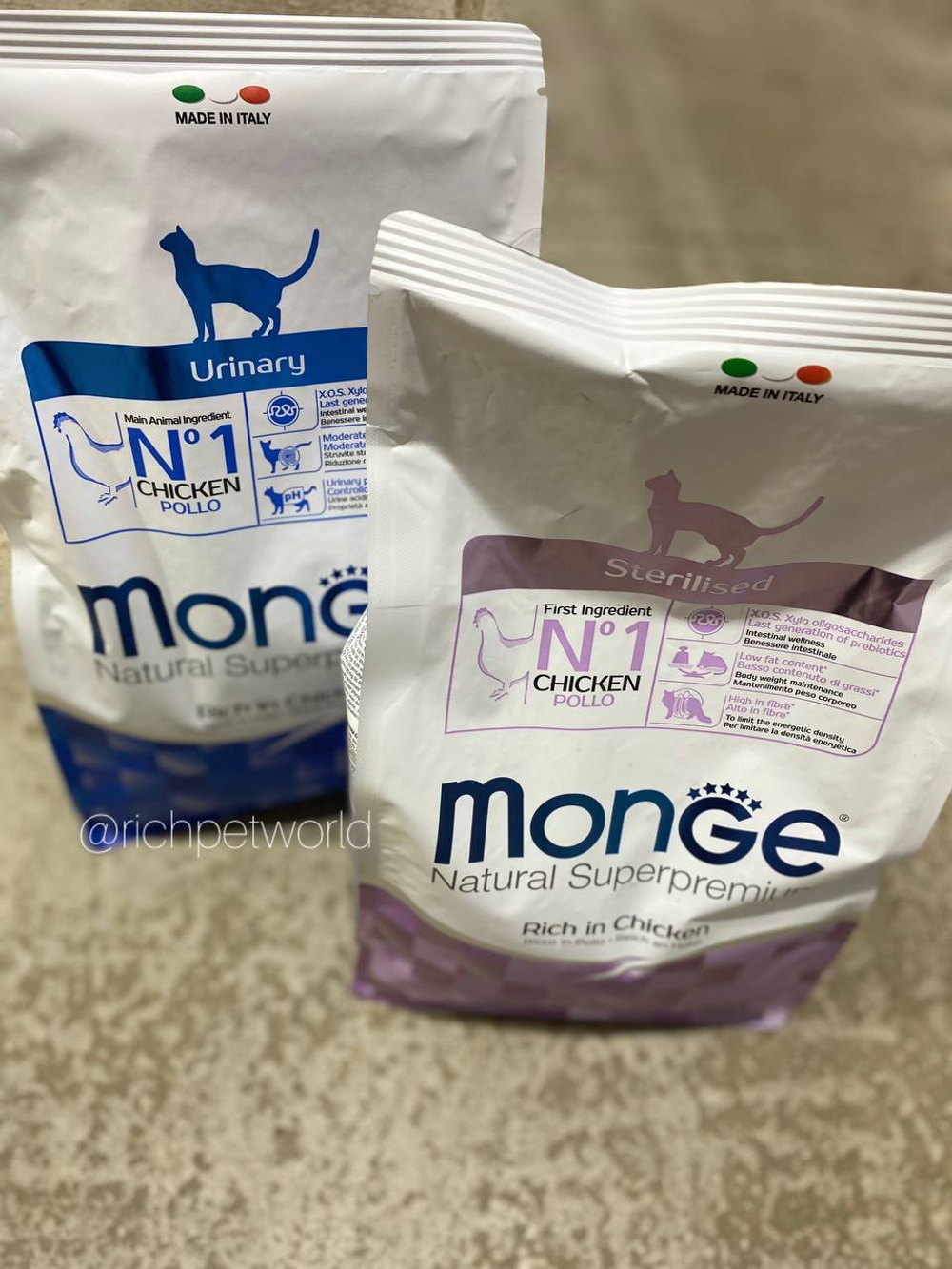 Сухой корм Monge Cat Daily Line Urinary для кошек, для профилактики МКБ, с курицей 1,5 кг
