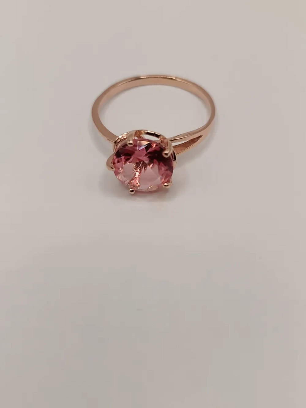 Кольцо бижутерное с ювелирным кристаллом