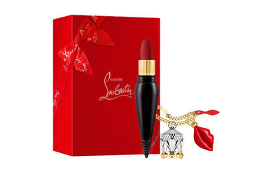 CL LUBOTING Custom Box Queen's Scepter Lipsticks Soft Focus Easy To Blend Матовыйe 318M+ Short Chain + Red Lips