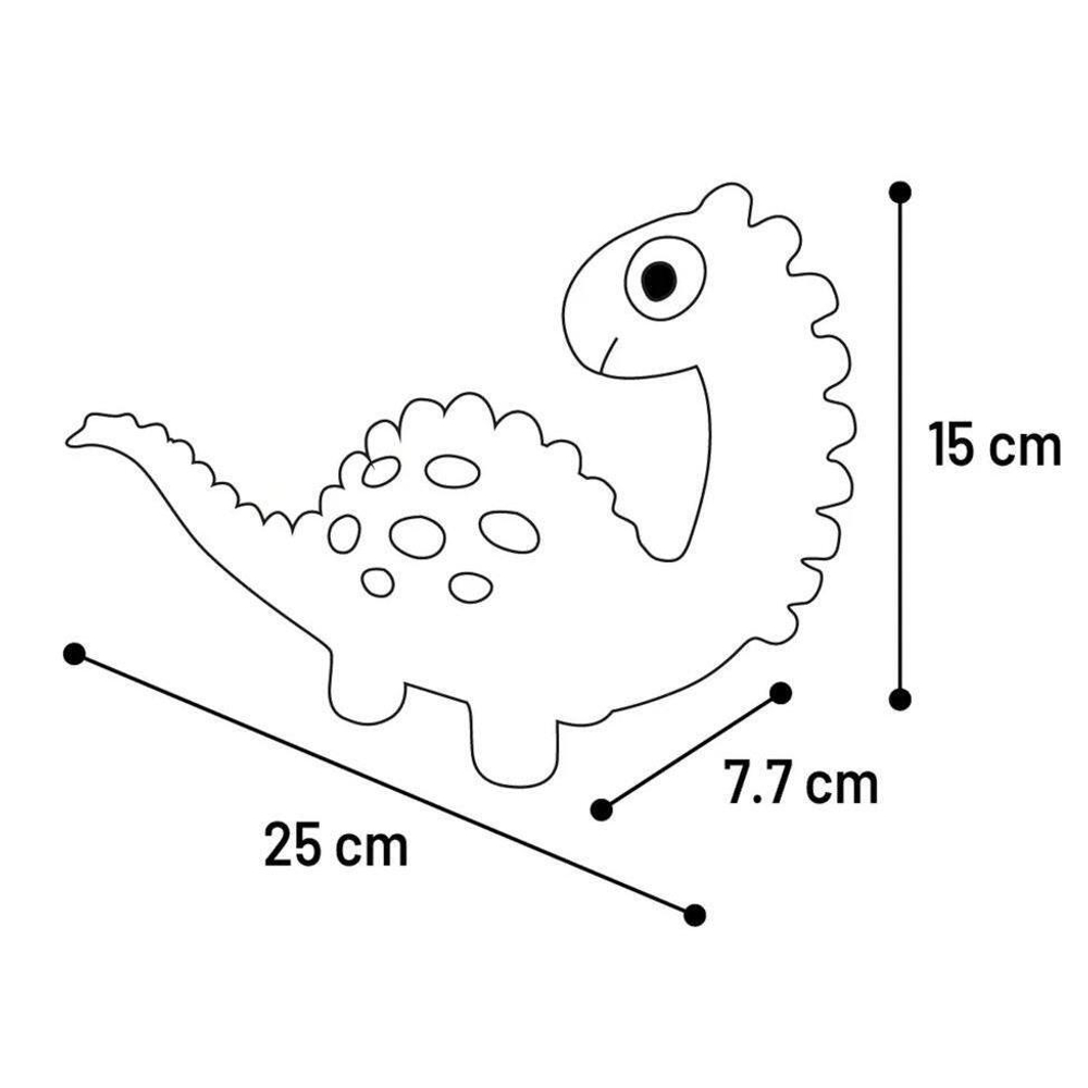 Игрушка для собак Flamingo Динозавр L, розовый