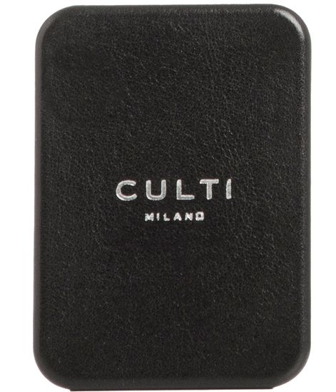 Диффузор для авто в корпусе из кожи (черный) Aramara, Culti Milano