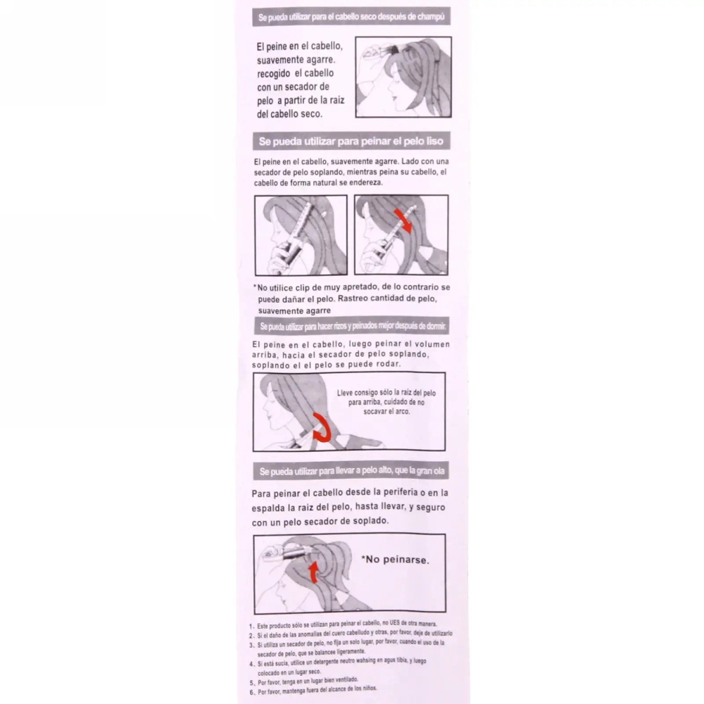 Расческа для укладки волос, 24*3см