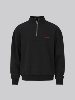 Халф-зип свитшот Small Logo (Onyx)