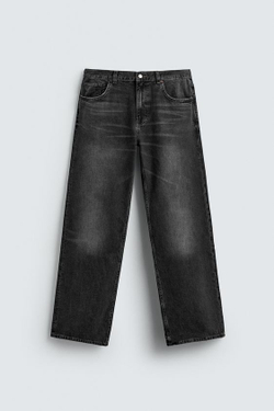 ZARA ДЖИНСЫ FLARE FIT, МЯГКИЙ СЕРЫЙ