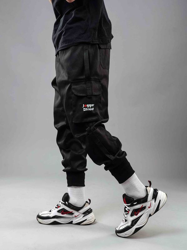 Джоггеры Jogger Street Black Jam Black Pocket - фото 5