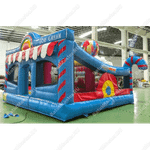 Коммерческий надувной батут "Мороженое" 6*6*3.5 м