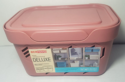 Ящик унив."LUXE" 189х132х110мм.1.9л.(розовый)