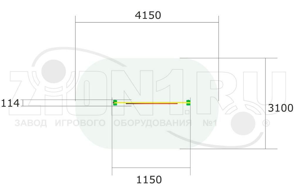 Стенка для метания мяча М1