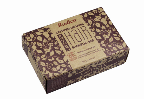 Твердое мыло для волос Radico с ароматом лаванды, 125 гр