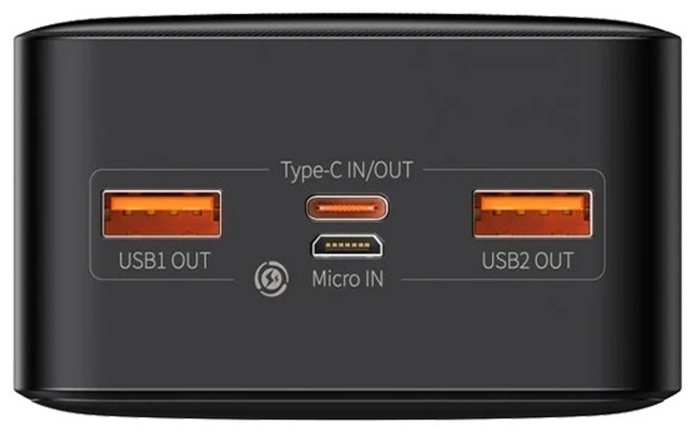 Внешний аккумулятор Baseus Bipow Digital Display C+2U 20W PPBD050401 / PPDML-N01 30000 мАч черный