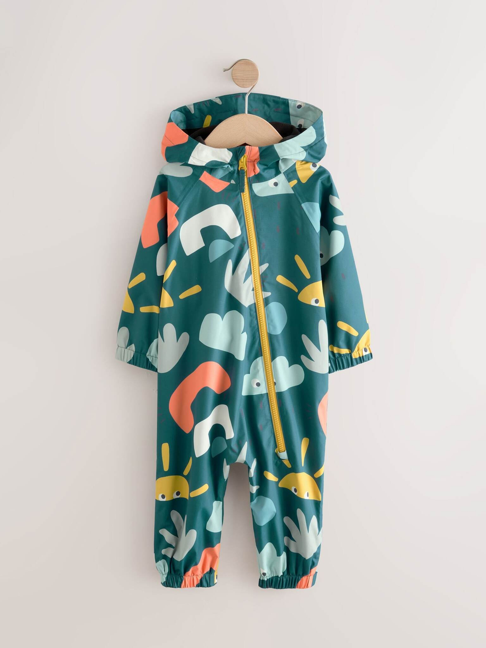 Комбинезон непромокаемый с флисовой подкладкой для мальчика Next Q60-451, Зеленый