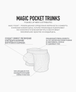 Мужские трусы шорты Atlantic, 1 шт. в уп., хлопок, белые, MH-1200