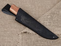 Нож Ханты-Манси, сталь Х12МФ, рукоять ясень
