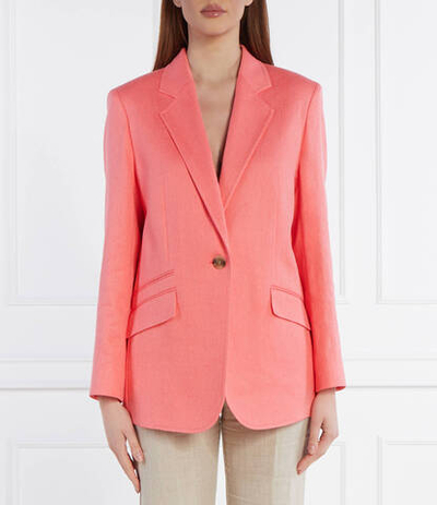 Льняный пиджак Jopeta BOSS BLACK - коралловый(50512882)