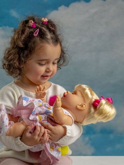 Кукла Berjuan виниловая 38см Susu interactivo в наборе (6008)