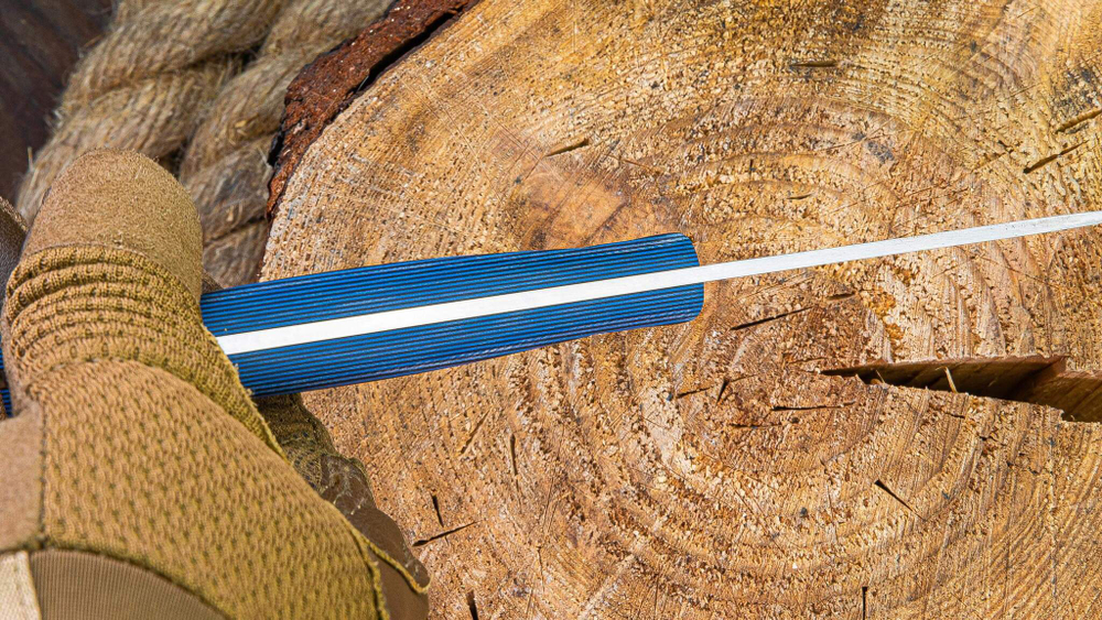 Туристический нож Companero VG-10 (Cryo) Black-blue G10