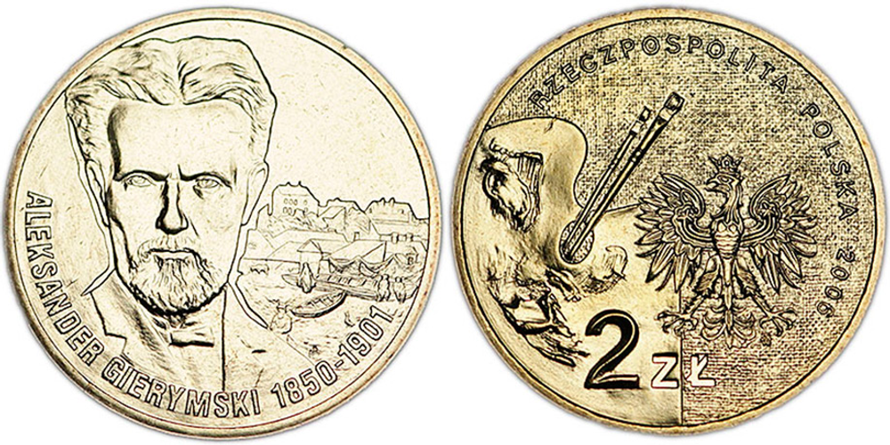 Польша 2 злотых, 2006 Художники Польши 19-20 века - Александр Герымский