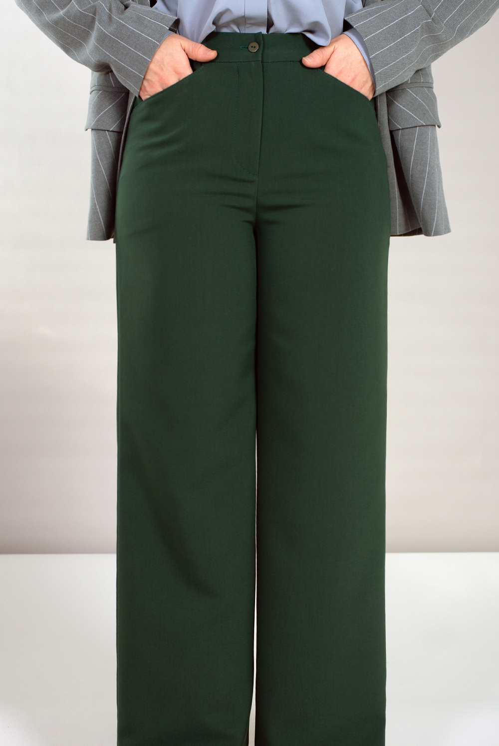 Брюки женские 3393ВЕ, Изумрудный #489Из023393ВЕ