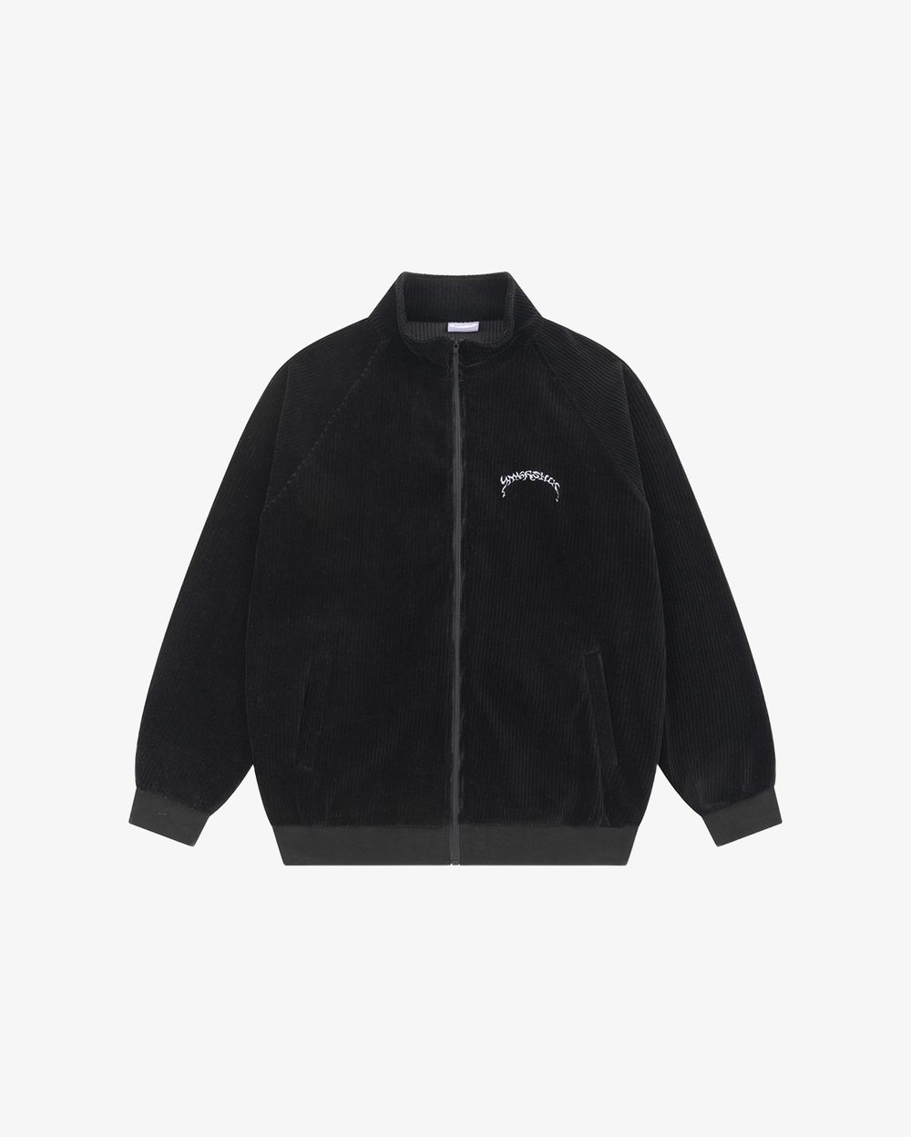 Толстовка Ymkashix Puff Zip велюровая черная