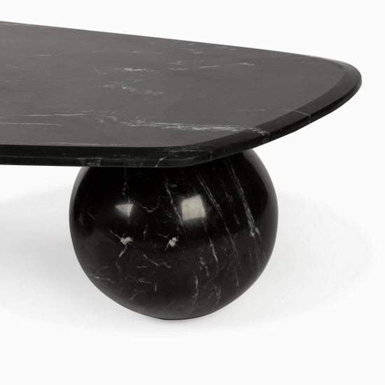 Кофейный стол Peregrine 120х60 черный индийский мрамор