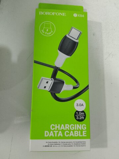 Кабель Type-C BOROFONE BX84 2.4A, 1м. черный