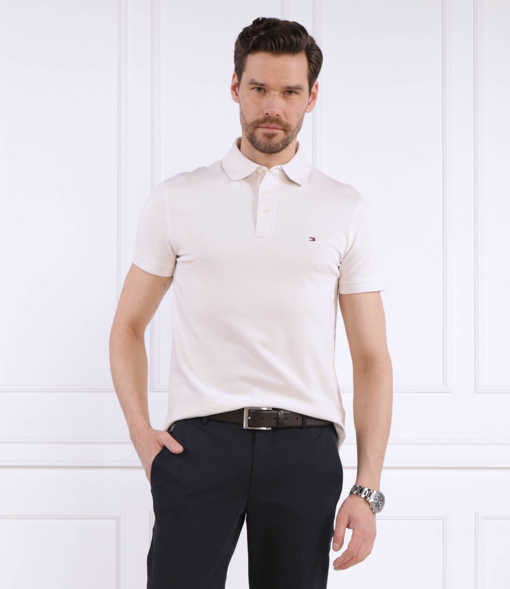 Поло Tommy Hilfiger - кремовый (MW0MW17771)