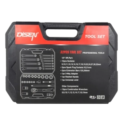 Набор инструментов 32пр.1/2''(6гр.)(8-32мм) DISEN DS-4324-5