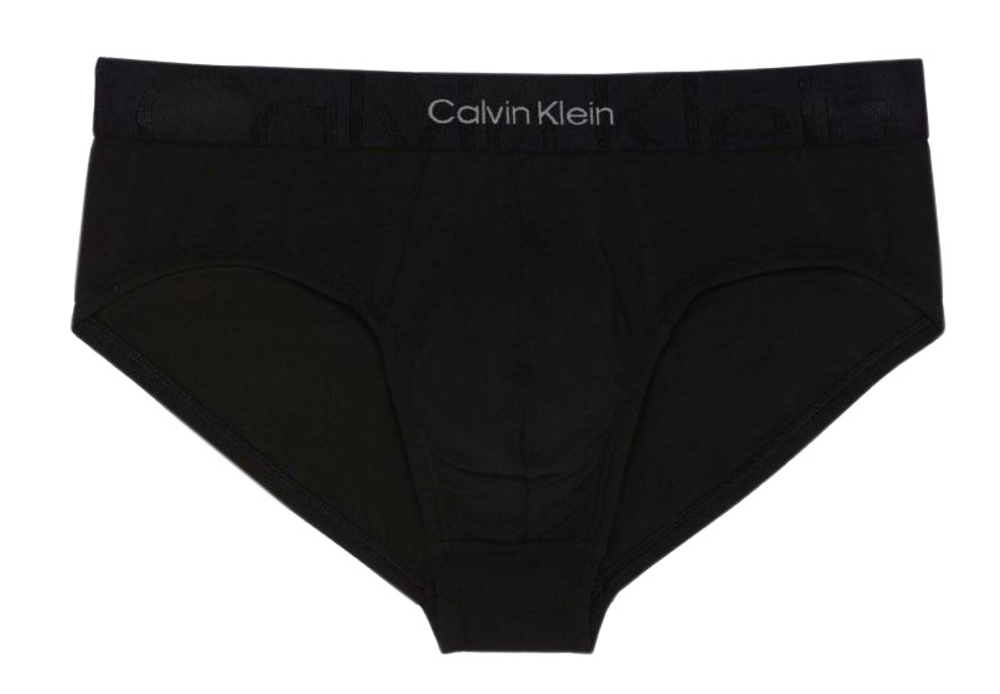 Боксерки теннисные Calvin Klein Embossed Icon Hip Brief 1P - black