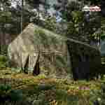 Модуль пневмокаркасный военный «ПолеМед» из ПВХ 9×5×3 м, медицинский