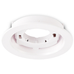 Светильник встраиваемый, белый, D108xH31мм, под лампу GX53, IP20