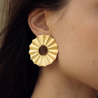 Серьги СОЛНЦЕ позолота