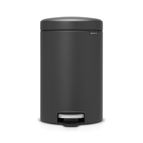 Мусорный бак с педалью newIcon 12л Brabantia Минерально-графитовый