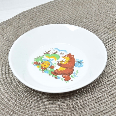 Блюдце 140мм Веселый колобок