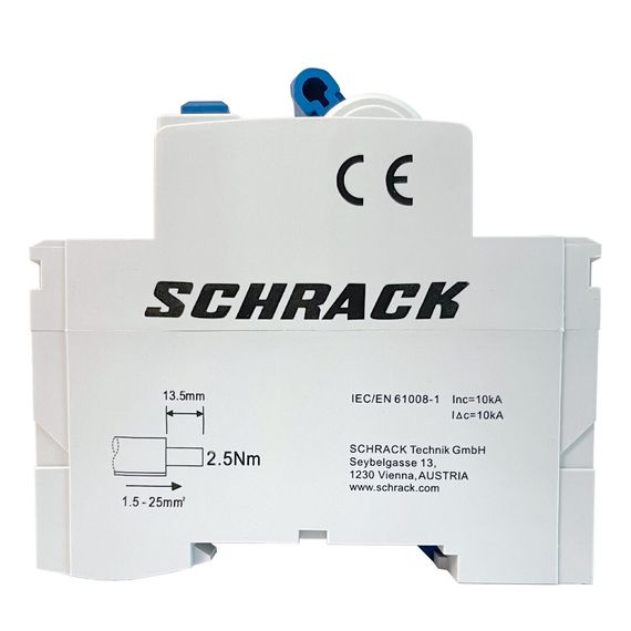 УЗО Schrack Technik 2P 63A 300mA тип A S (селективный) 10kA Amparo AR066230-- (ВДТ)