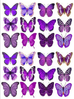 Печать на съедобной бумаге. Бабочки №2