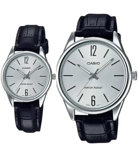 Парные часы Casio Standard: MTP-V005L-7B и LTP-V005L-7B