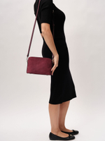 Сумка Deboro 30848 бордо вишня